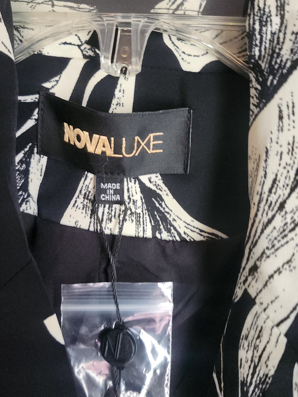 Fashion Nova Black Floral Print Wide-Leg Pantsuit Set - Picture 3 of 8